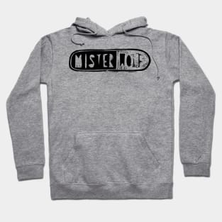 Mister Wolf Linocut Print Hoodie